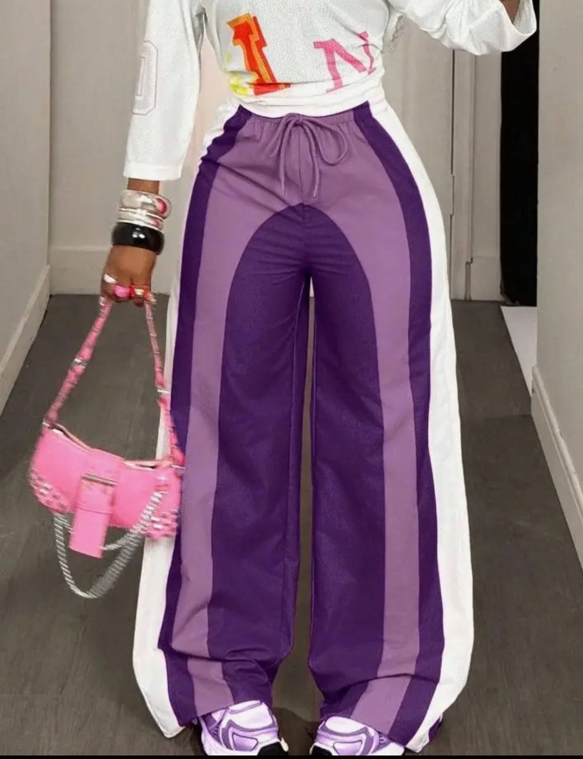 Two tone pants