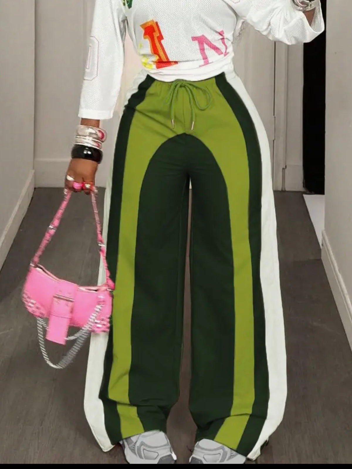 Two tone pants